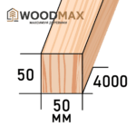 Обрізна дошка 50х50, брус 50х50 довжиною 4000 мм
